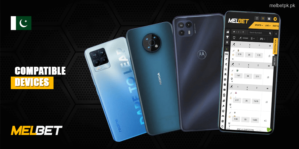 Android Supported Devices for Melbet Apk