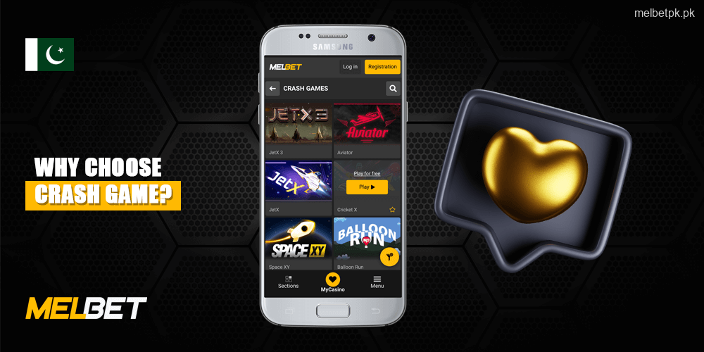 Choosing Crash Game at Melbet Online Casino